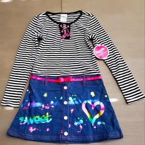 NWT Beautiful skirt dress, size 8